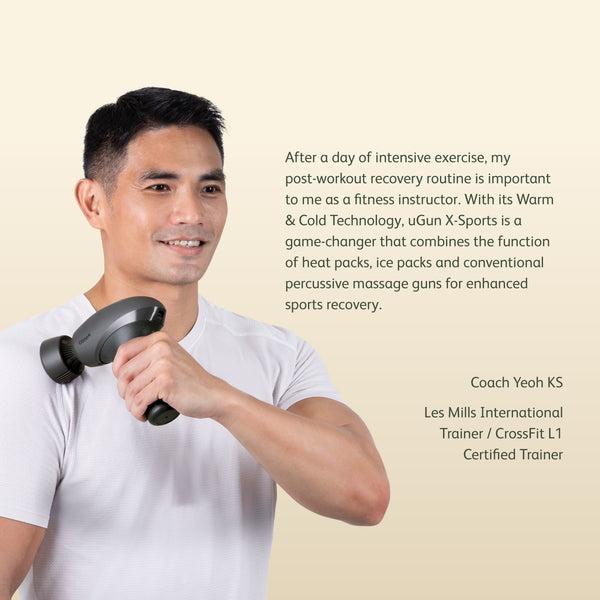 OSIM uGun X-Sports Percussive Massage Gun Giftr Singapore's