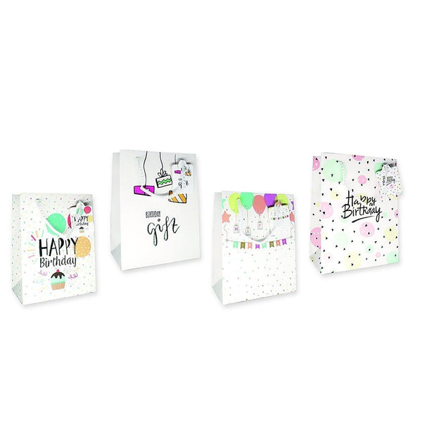 Birthday Gift Bag (Medium) 4 Assorted Design I Klosh Online Store