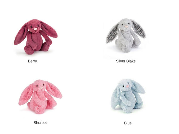 Personalised Jellycat Bashful Bunny (Medium) | Giftr - Singapore's