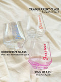 Double Joy | Personalized Hexagon Glass Mug (Islandwide Delivery)