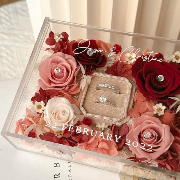 Eternity Preserved Flower Ring Box Giftr Singapore's Leading