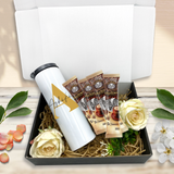 Personalised Thermal Flask Gift Set - Classic Minimalist