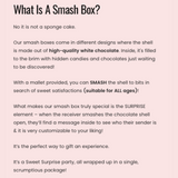 Lego Man/Robot Smash Box (Its A White Chocolate Pinata Smash Box)