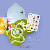 Glow-in-the-Dark Story & Activity Book | Light Up The City | Atom & the Dot