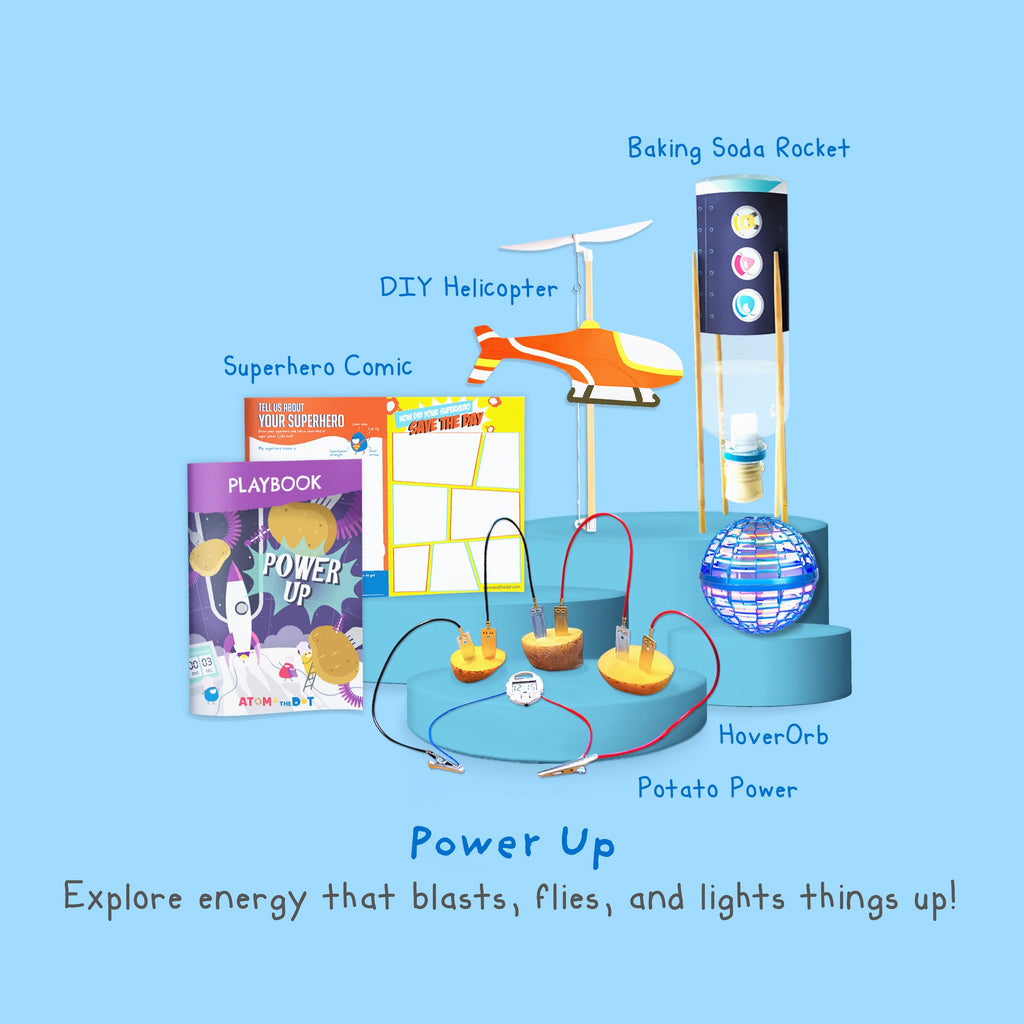 Science STEAM Activity Box For Kids on Energy, Power Up
