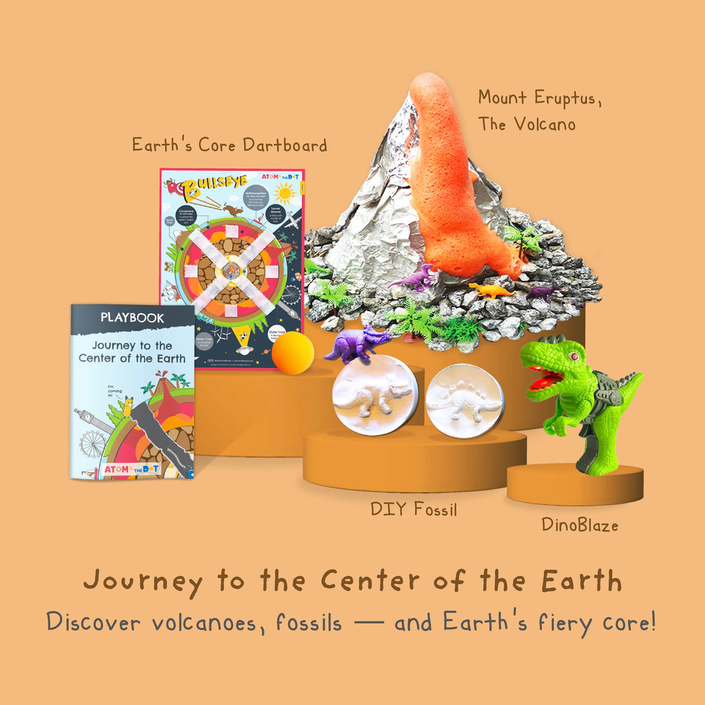 Journey To The Center Of The Earth, Science STEAM Activity Box For Kids on Archaeology
