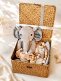 The Gentle Giant | Grey Theme Personalizable Newborn Baby Gift Set (Islandwide Delivery)