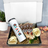 Personalised Thermal Flask Gift Set - Geometry