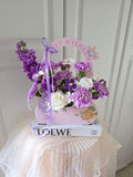 Violet Fresh Flower Bloom Bag