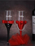 Personalised Gorgeous Wine Glass Set