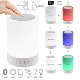 Mother's Day 2024- Personalized Multifunctional Wireless Bluetooth Touch Table Lamp Rechargeable Portable Speaker & Reusable Coffee Tea Glass Cup Mug With Straw (Islandwide Delivery)