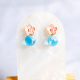 Florivine Flower Cloud Handmade Gold Earring (Nationwide Delivery)