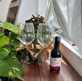 Personalised Couple Wine Glass Set (Islandwide Delivery)