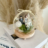 Kingsly Preserved Flower Globe