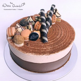 Premium Cake & Macaron Bouquet Gift Set