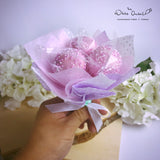 Cupcakes & Cake Pops with Flowers Bouquet Gift Set