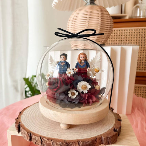 Louisa Preserved Flower Globe