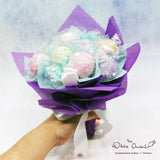 Cupcakes & Cake Pops with Flowers Bouquet Gift Set