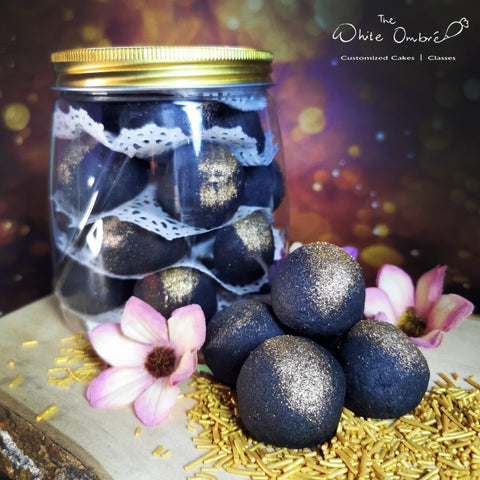 Chinese New Year : Black Truffle Gold Pineapple Tarts (21 pcs) - CNY Hampers & Gifts 2025