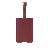 Saffiano Luggage Tag with Sleeve