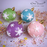 Christmas 2023 Smash Baubles (Chocolate Shell) in Assorted Colors