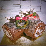 (Christmas 2023) Cookies & Cream Christmas Log