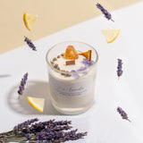 Yuzu Lavender Crystal Candle