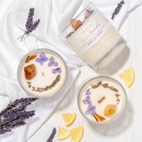 Yuzu Lavender Crystal Candle