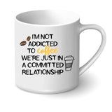 Personalised Printed Mug with Lid & Spoon and Instant Coffee (Nationwide Delivery)