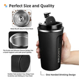 "Scented Allure" Personalised Stainless Steel Tumbler COFFEE Tumbler with Pure Essential Oils Perfume EDT/Roll-On (Islandwide Delivery) - Christmas 2024