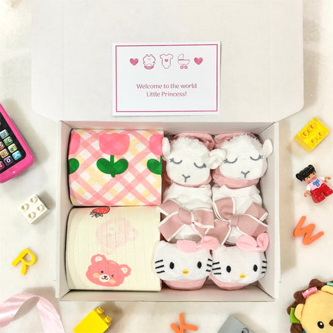 Baby Girl Gift Box I | 100 Days/Full Moon/Newborn Baby Gift Set 0-6m/6-12m - CNY Hampers & Gifts 2026