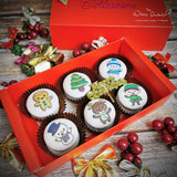 6pc Cute Christmas Macaron Gift Set  - Christmas 2025