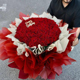 Flower Bouquet "Royal Red Rose"