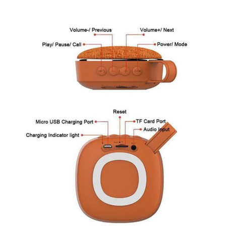 Customization Initial Portable Bluetooth Speaker Set Of 2 (Islandwide Delivery)