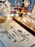 Personalised Wedding Guestbook | Custom Acrylic Guest Book for Wedding, Birthday, Anniversary, Events