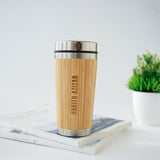 Personalized Bamboo Travel Coffee Mug Tumbler