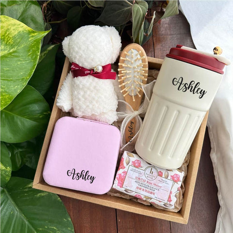Personalised Jewellery Box with Cozy Companion Smart Bottle Thermos Edition (Islandwide Delivery) - Mother's Day Flowers & Gifts 2026