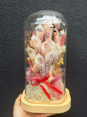 Preserved Flower CASH Dome - Valentine's Day Flowers & Gifts 2026