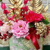 CNY25 Auspicious Red 吉祥红 Arrangement - CNY Hampers & Gifts 2025