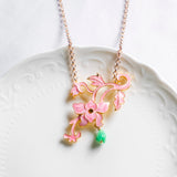 Graceful Petals Handmade Necklace - CNY Hampers & Gifts 2025