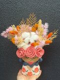 Head Pot ladies - Preserve flower arrangement