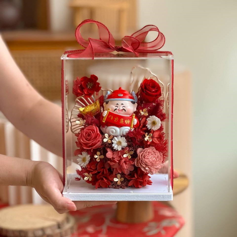 Infinite Blessings Preserved Flower Box | Giftr - Singapore's Leading ...