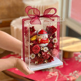 Infinite Blessings Preserved Flower Box - CNY Hampers & Gifts 2025