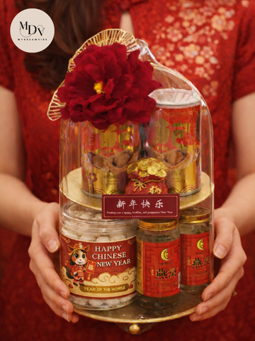 Emperor’s Blessings Deluxe CNY Hamper - 帝福吉祥新年臻品礼篮 (Islandwide Delivery) - CNY Hampers & Gifts 2026
