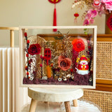 Royal Splendor Preserved Flower Frame - CNY Hampers & Gifts 2026
