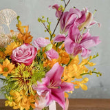 [CNY 2026] Floral Arrangement “Golden Pink Lunar Grace” - CNY Hampers & Gifts 2026