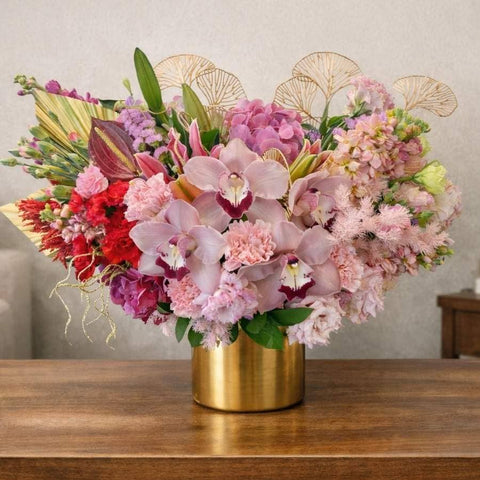 [CNY 2026] Flower Box “Royal Blush Symphony” - CNY Hampers & Gifts 2026