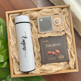 Personalised Smart Temperature Stainless Steel Flask with Bluetooth Speaker (Islandwide Delivery)