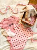My First Cuddle ｜ Personalized Baby Gift Set, 0 - 9 months Infant Pink Girl (Islandwide Delivery)
