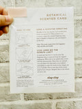 Botanical Scented Card - Hinoki